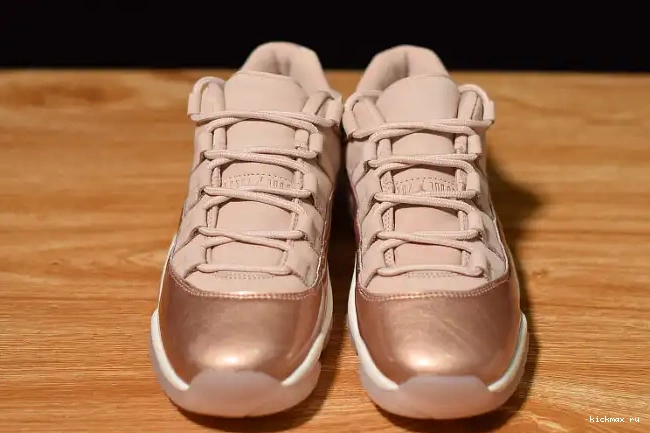 Rep Kickmax Gold 11 Air Jordan GS AH7860-105 Rose Low 0403